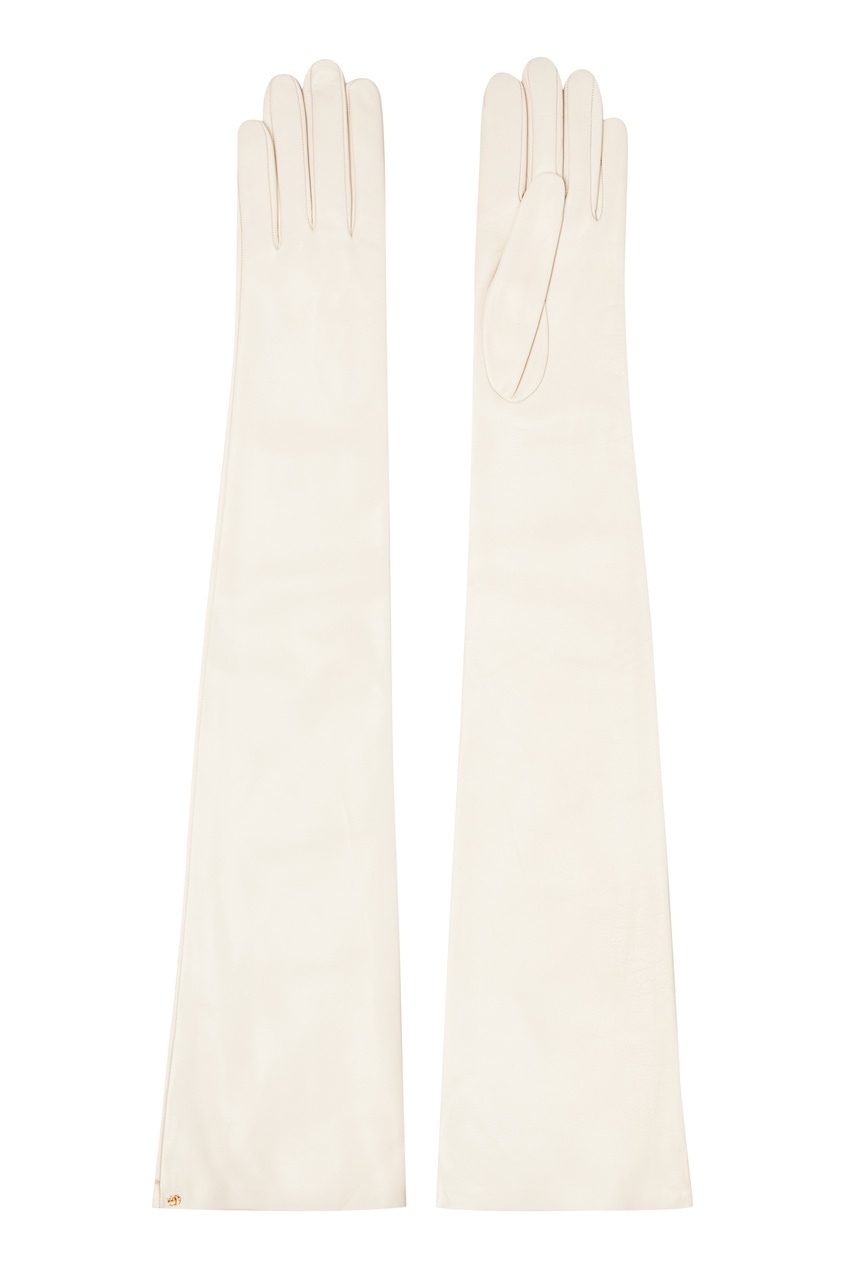 фото Длинные кожаные перчатки Gucci