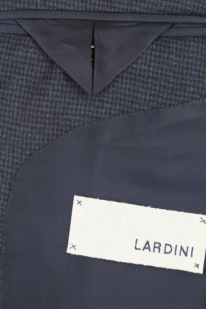фото Темно-синий шерстяной костюм Lardini
