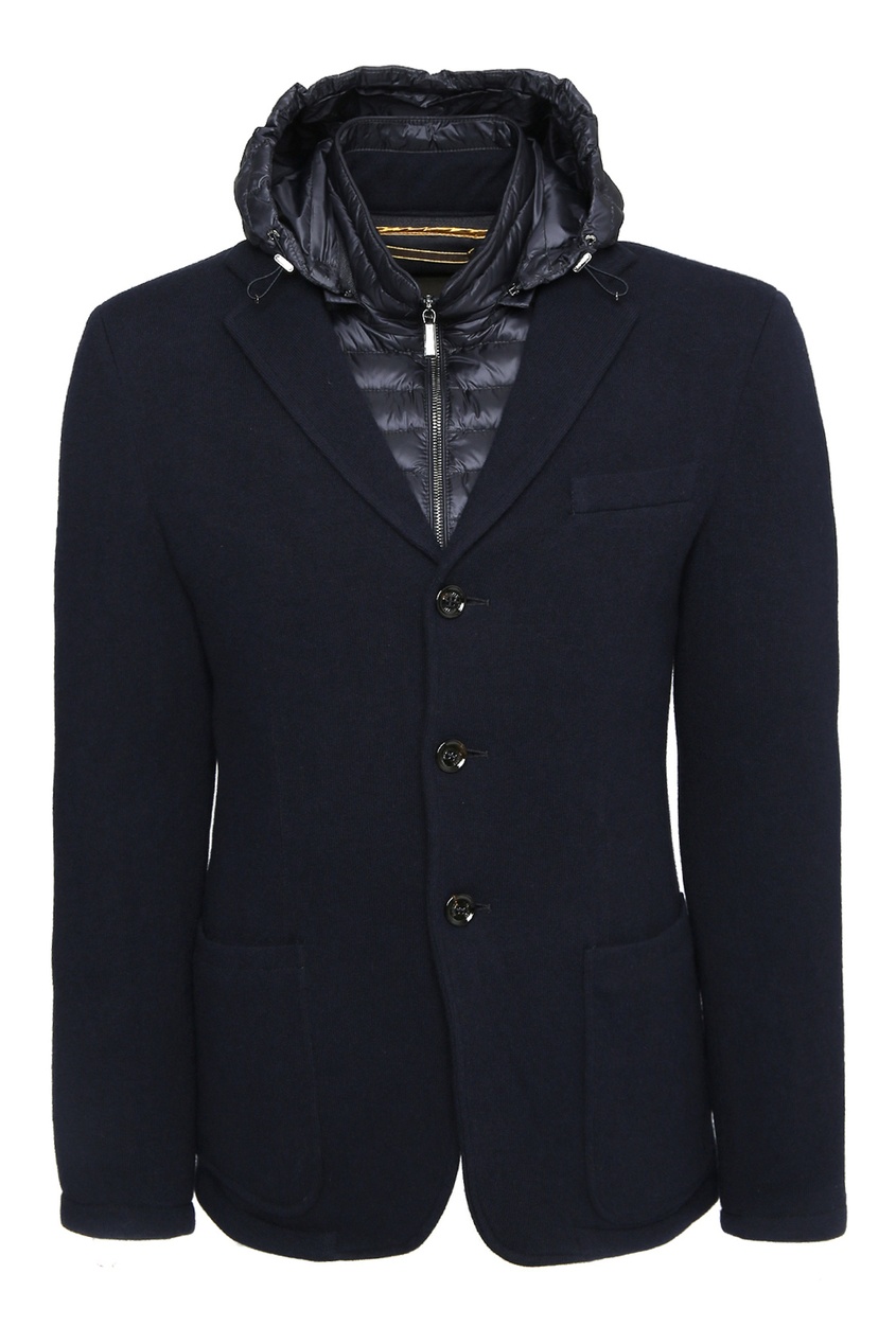 фото Темно-синяя куртка с жилетом moorer