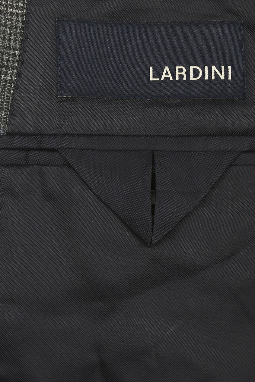 фото Серый шерстяной костюм-тройка Lardini