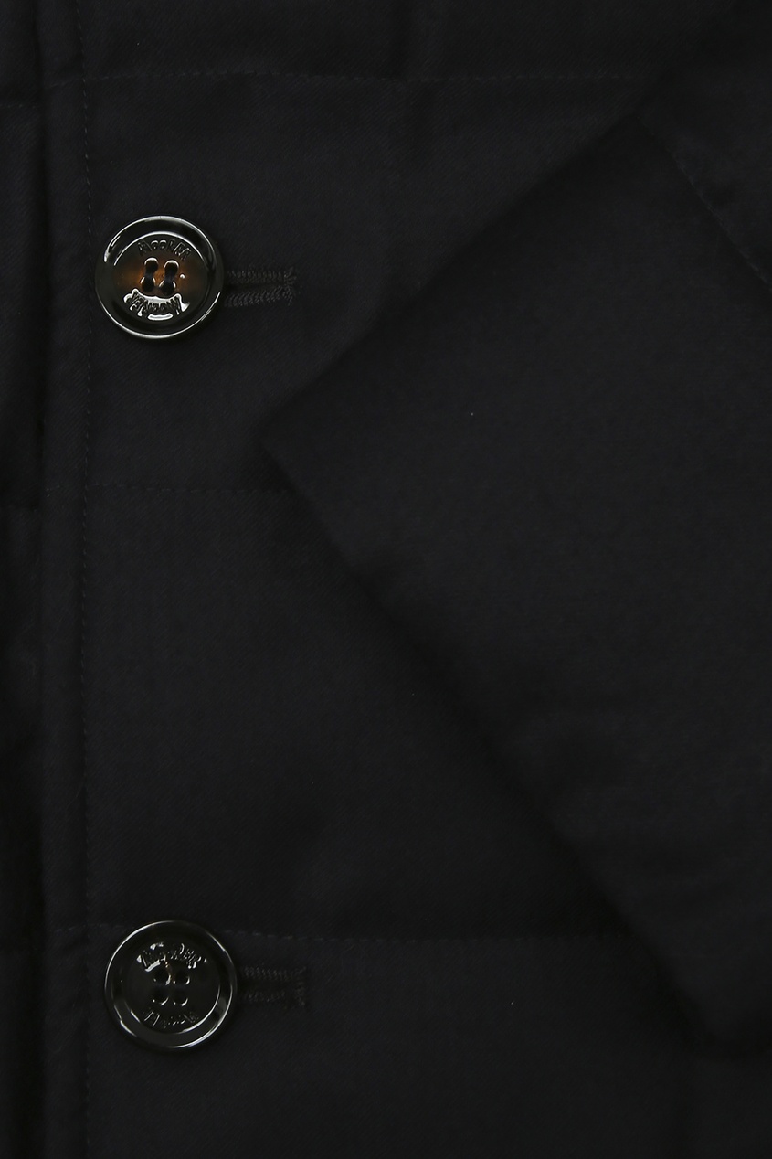 фото Удлиненная шерстяная куртка с жилетом moorer