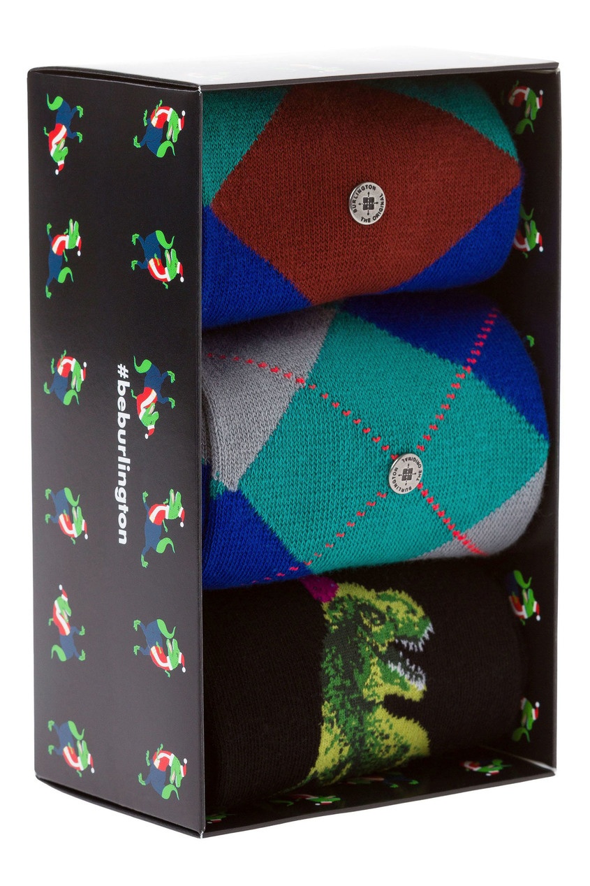 фото Набор из трех пар носков men's gift pack burlington