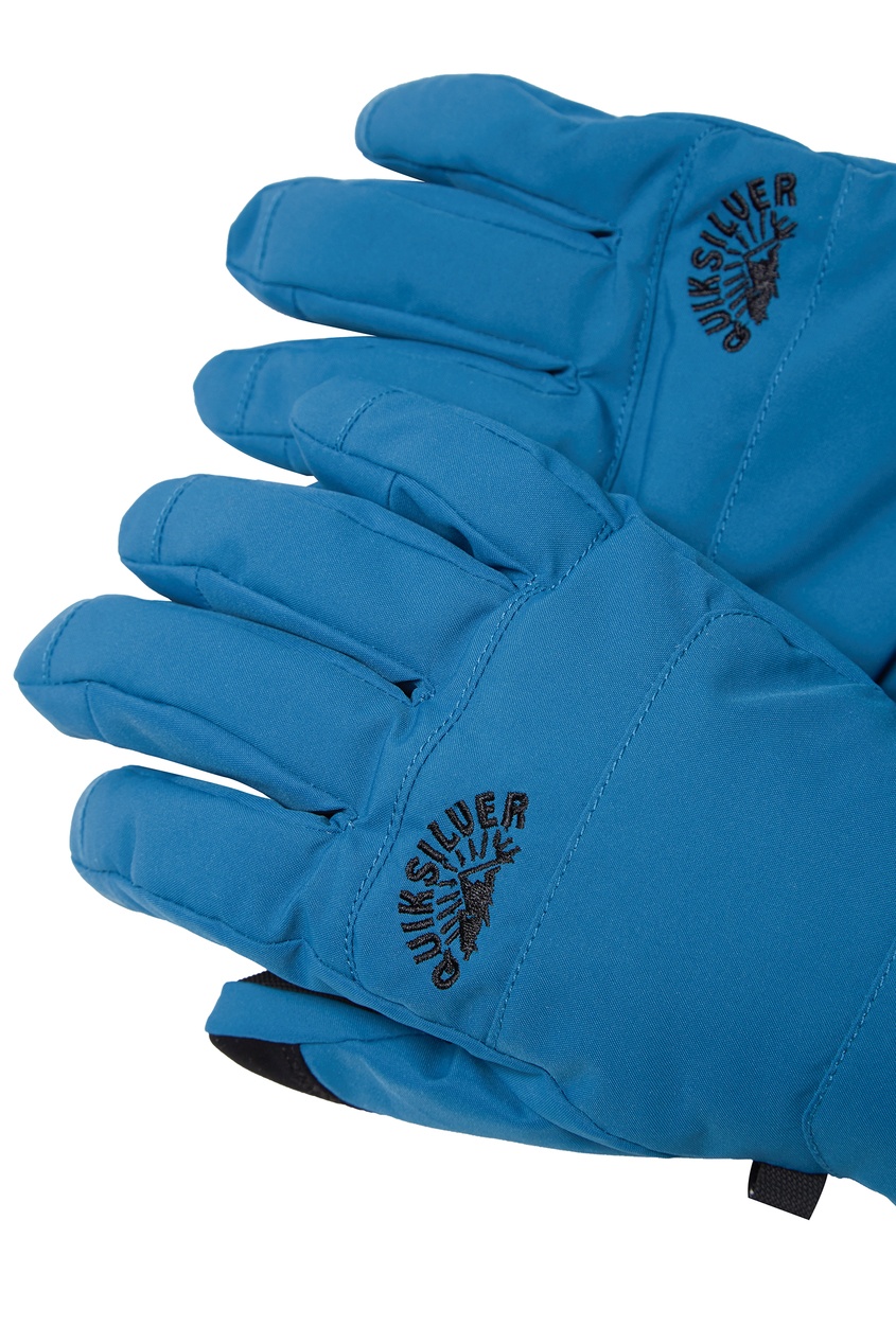фото Синие сноубордические перчатки cross Quiksilver