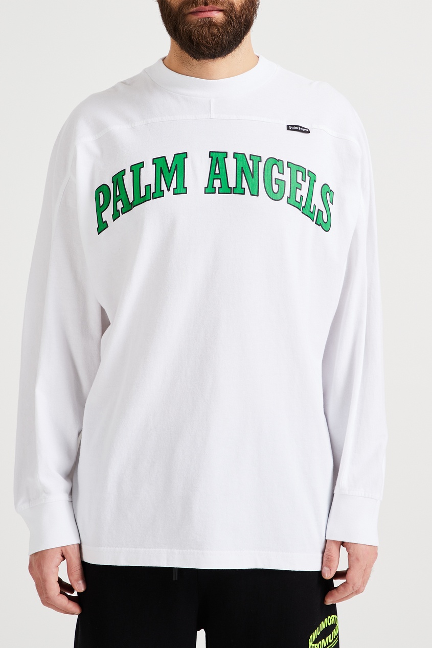 фото Свободный джемпер из хлопка Palm angels