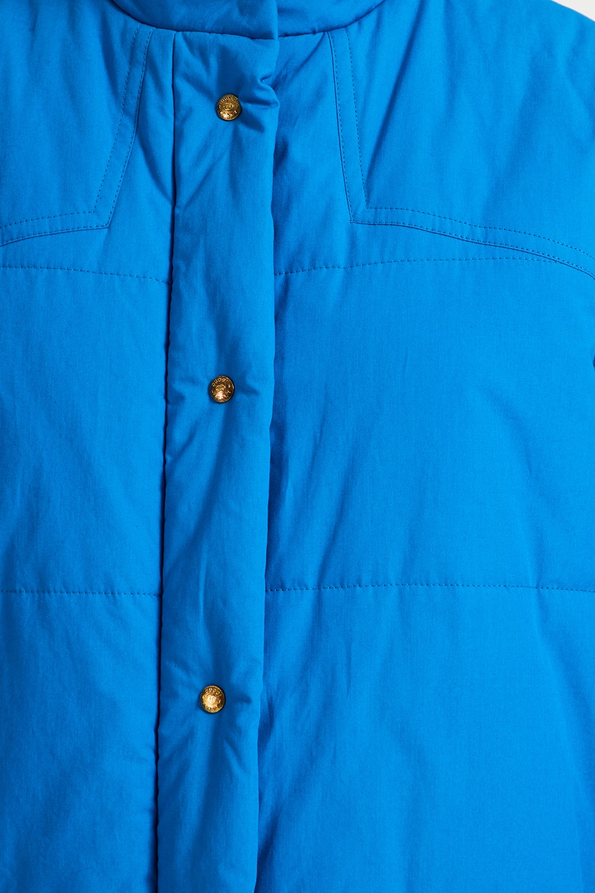 фото Синяя куртка-трансформер disney x gucci
