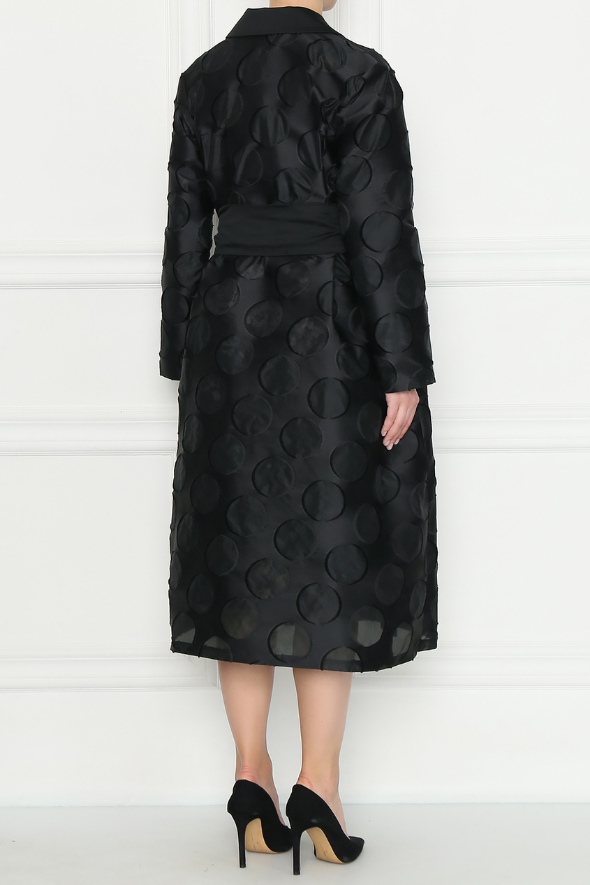 фото Легкое пальто с объемным принтом Marina rinaldi