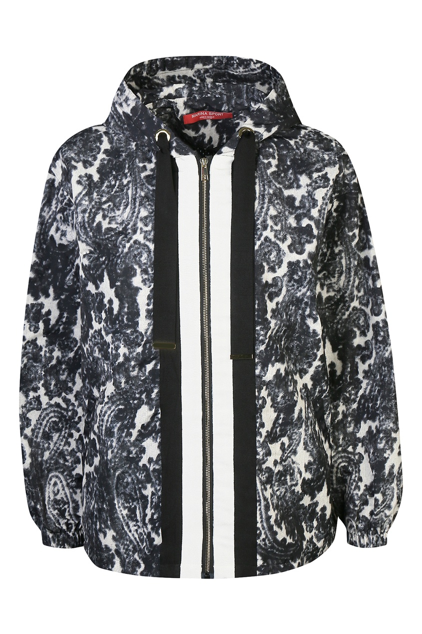 фото Куртка на молнии с узором и вставками marina rinaldi