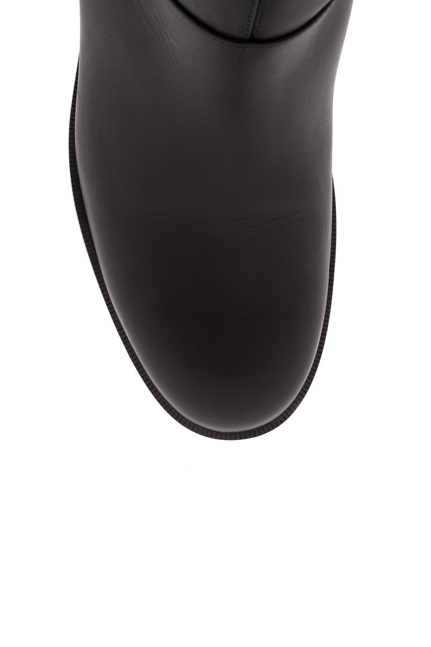 

Сапоги из гладкой кожи Cate Boot Flat, Черный
