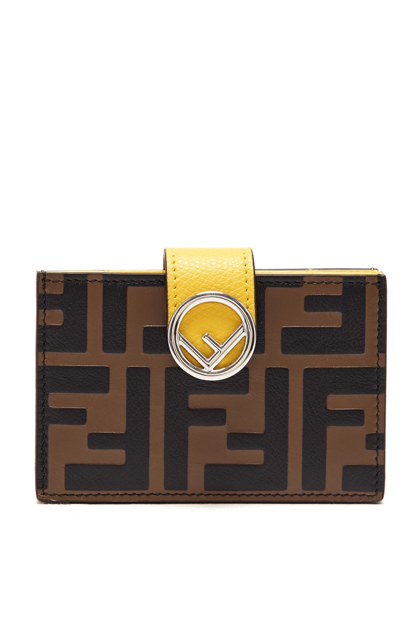 

Неоновый картхолдер-гармошка F is Fendi, Коричневый, Неоновый картхолдер-гармошка F is Fendi