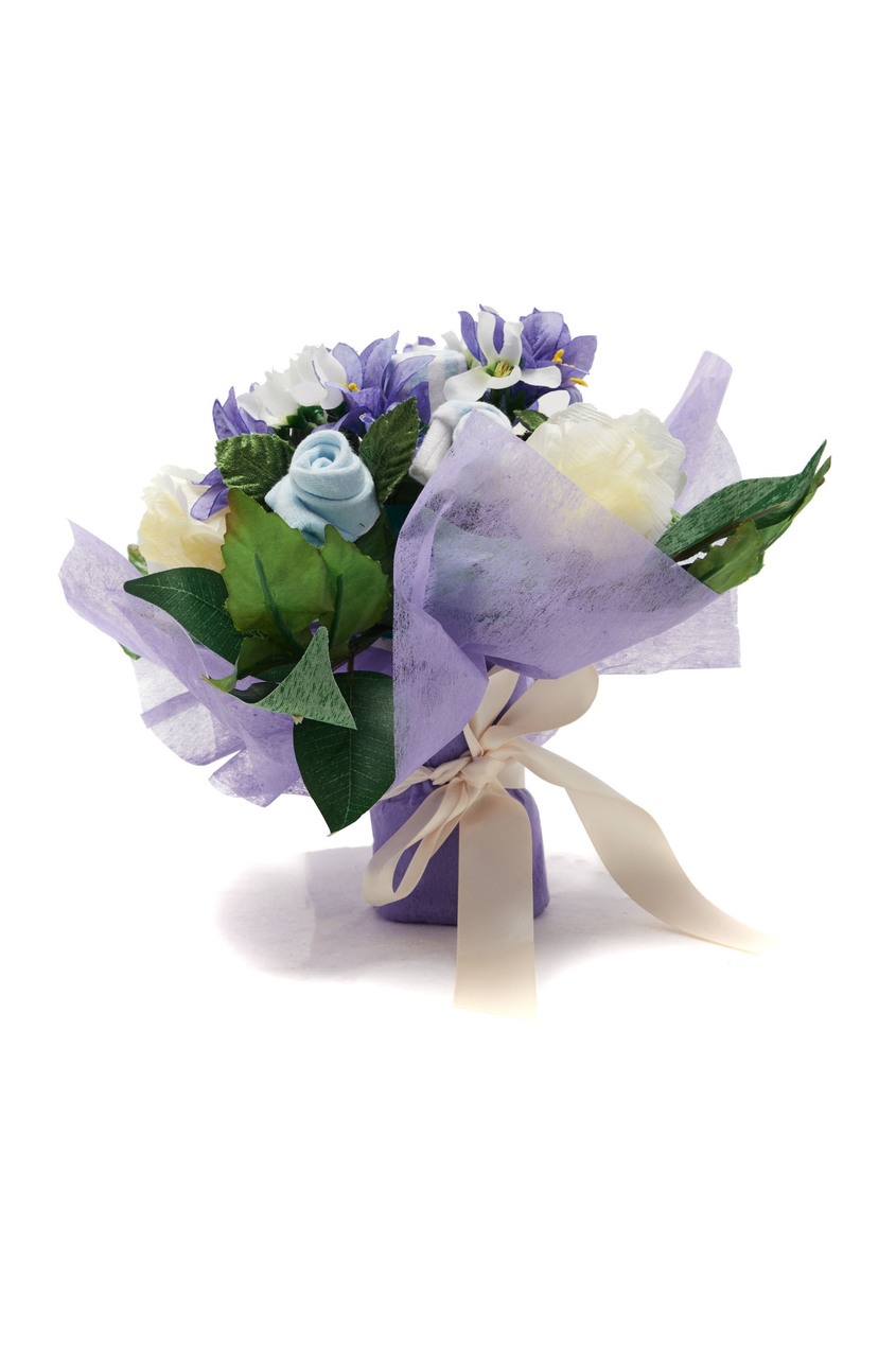 фото Голубой набор-цветочный букет babybloom