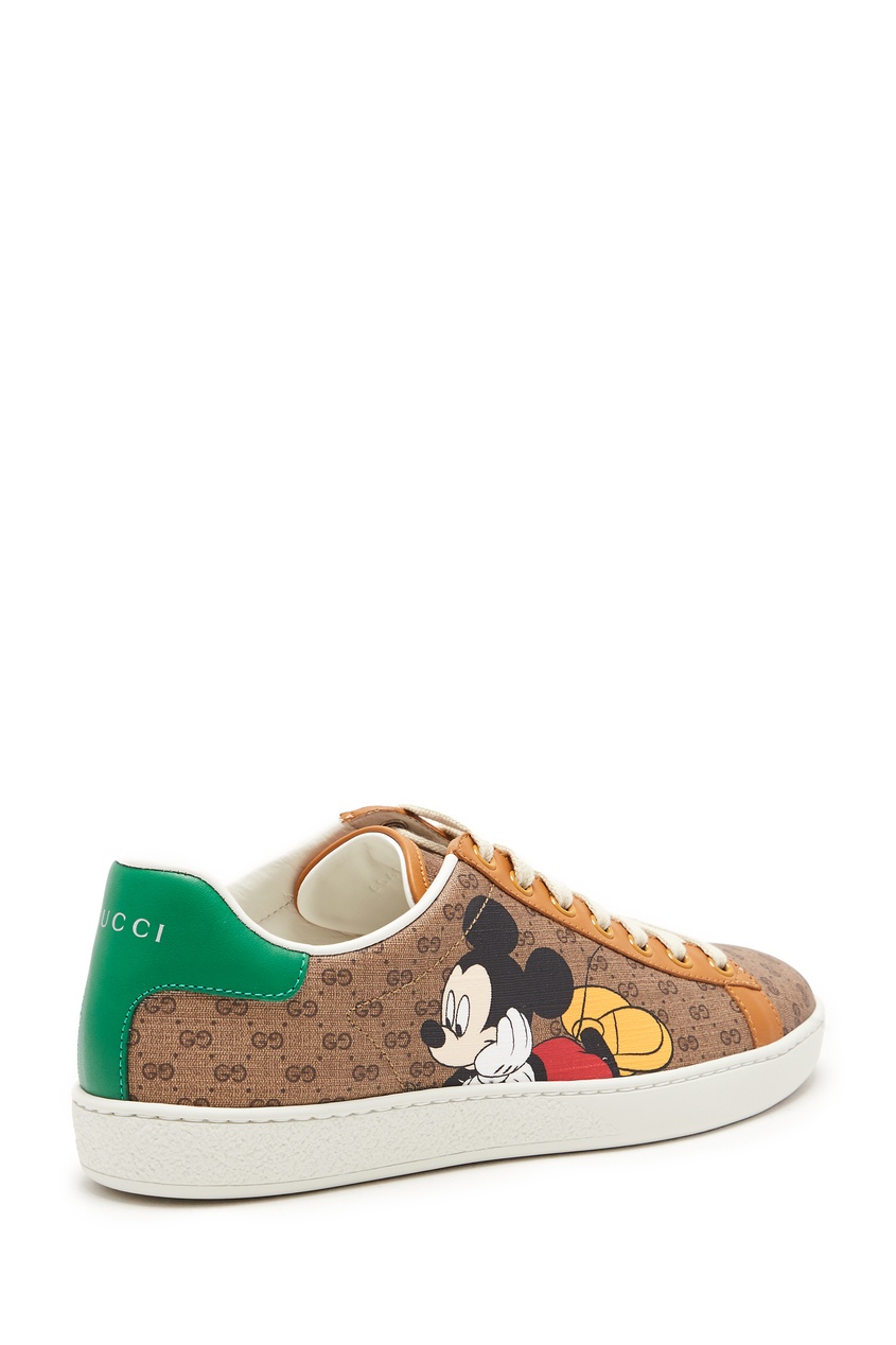 фото Кроссовки ace с принтом disney x gucci