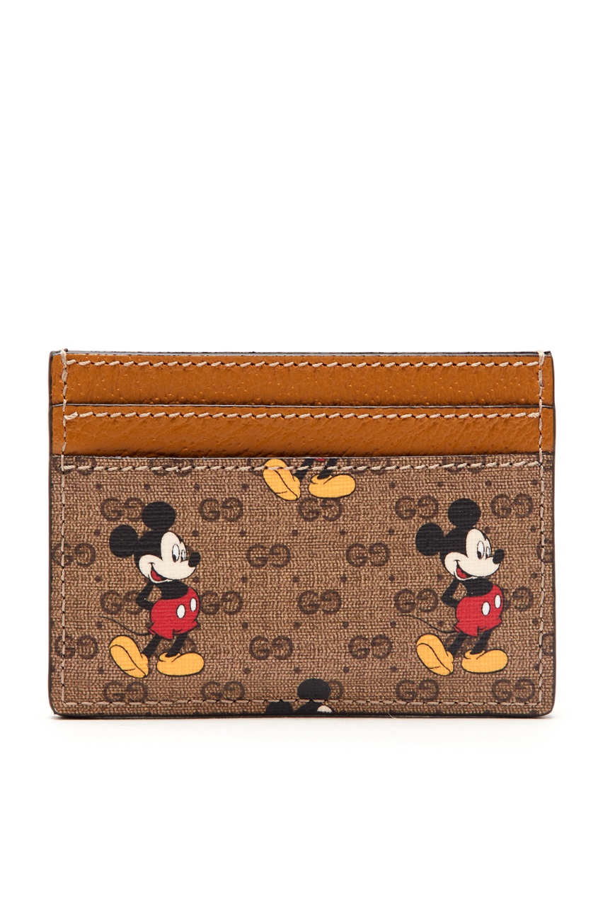 фото Визитница с принтом disney x gucci