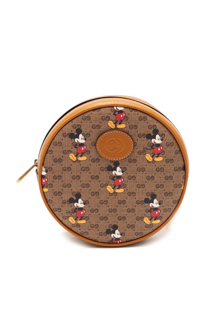 фото Мини-рюкзак с принтом disney x gucci