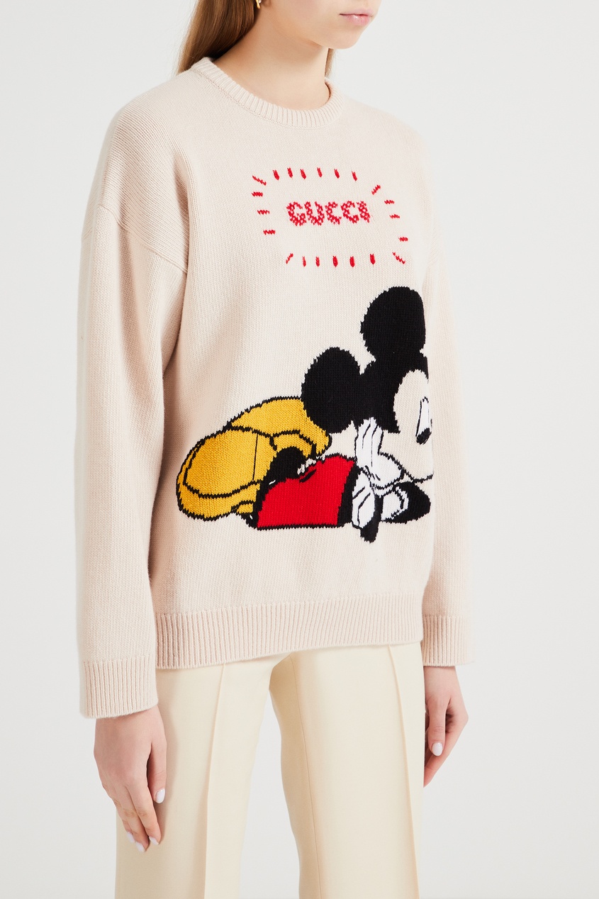 фото Свитшот с вышивкой disney x gucci