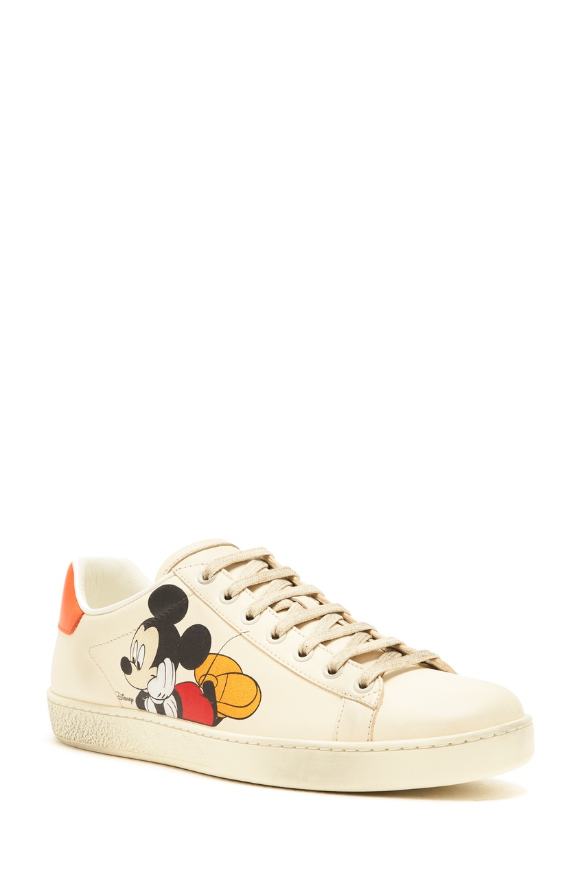 фото Кроссовки ace с микки маусом disney x gucci