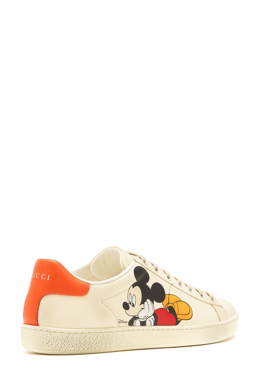 фото Кроссовки ace с микки маусом disney x gucci