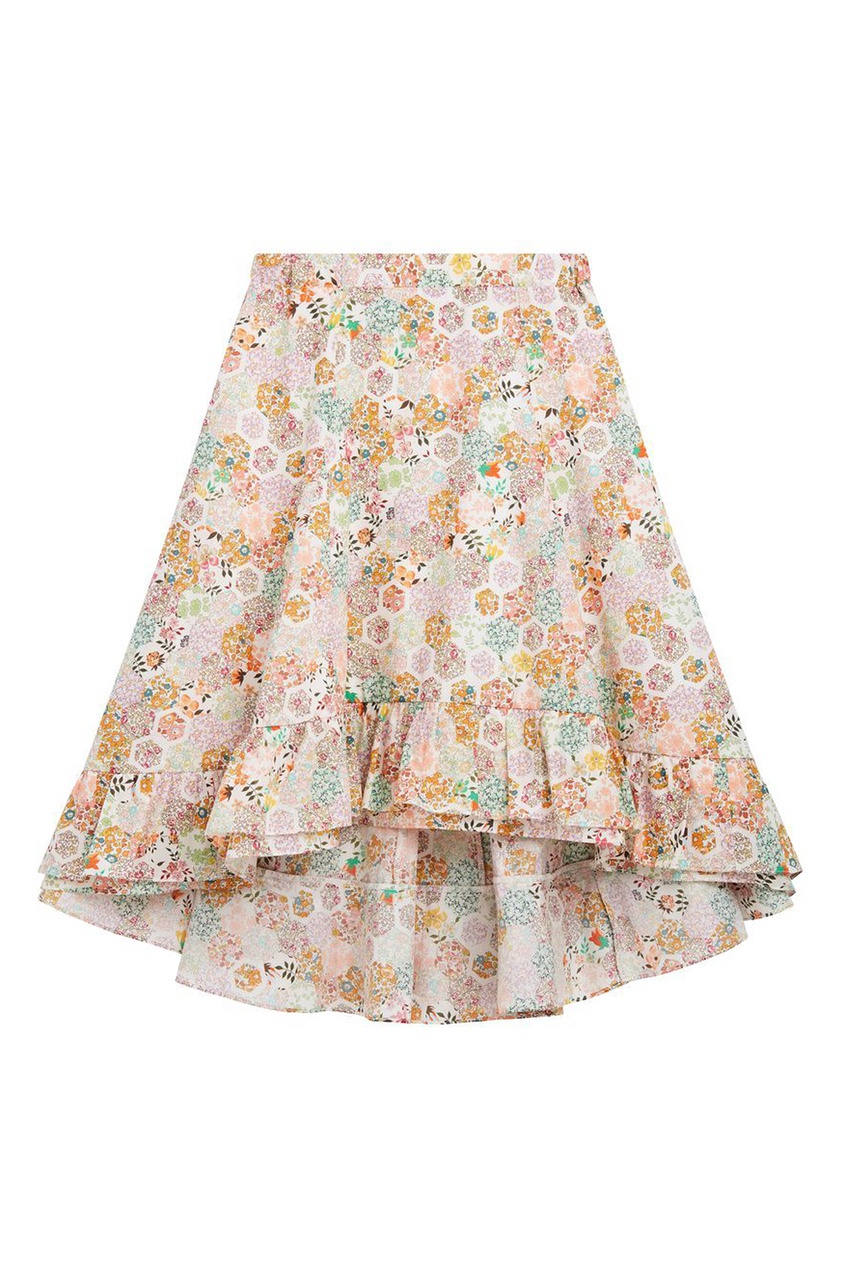 фото Разноцветная юбка с оборками bonpoint