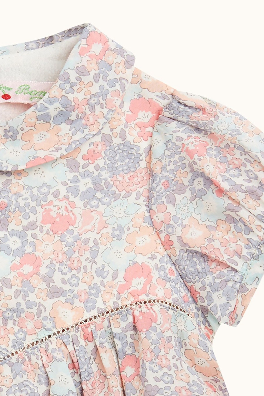 фото Платье из хлопка с цветочным принтом bonpoint