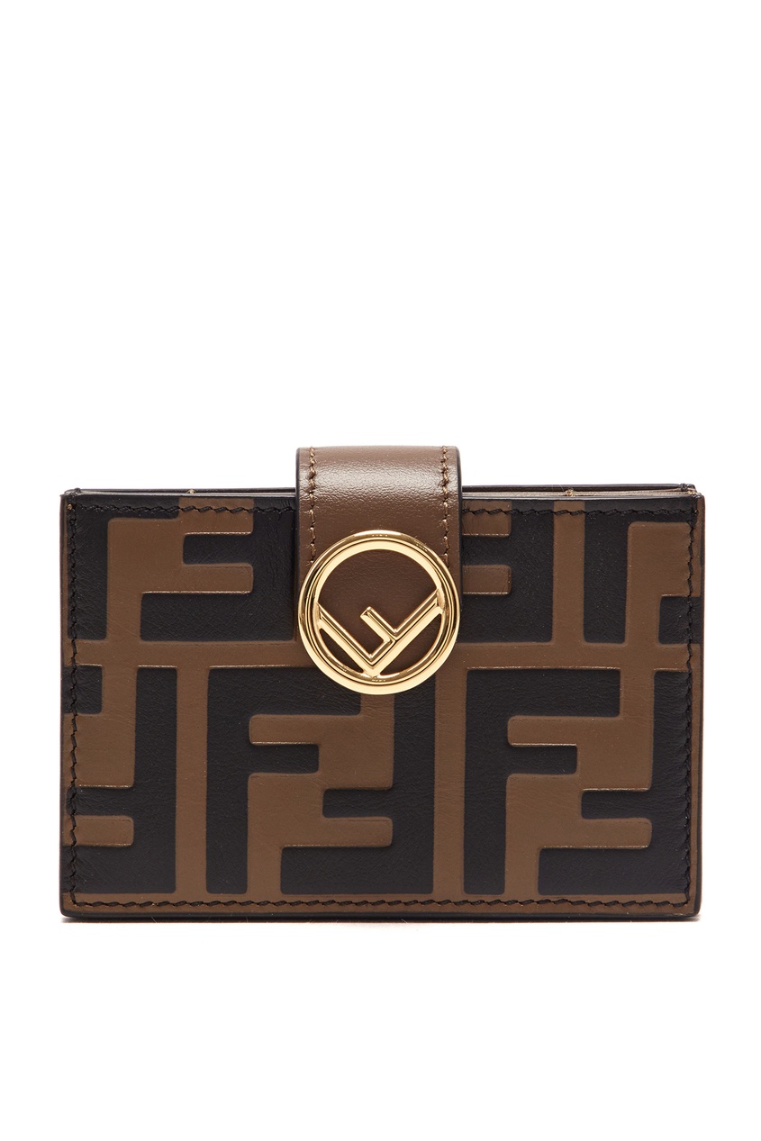 

Футляр для пластиковых карт F is Fendi, Коричневый, Футляр для пластиковых карт F is Fendi