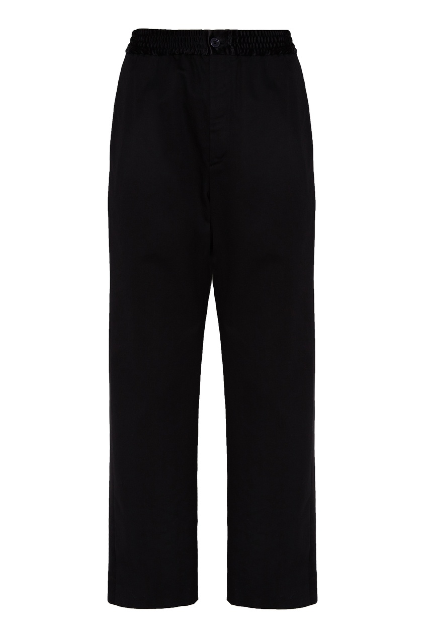 фото Черные брюки с эластичной талией gucci