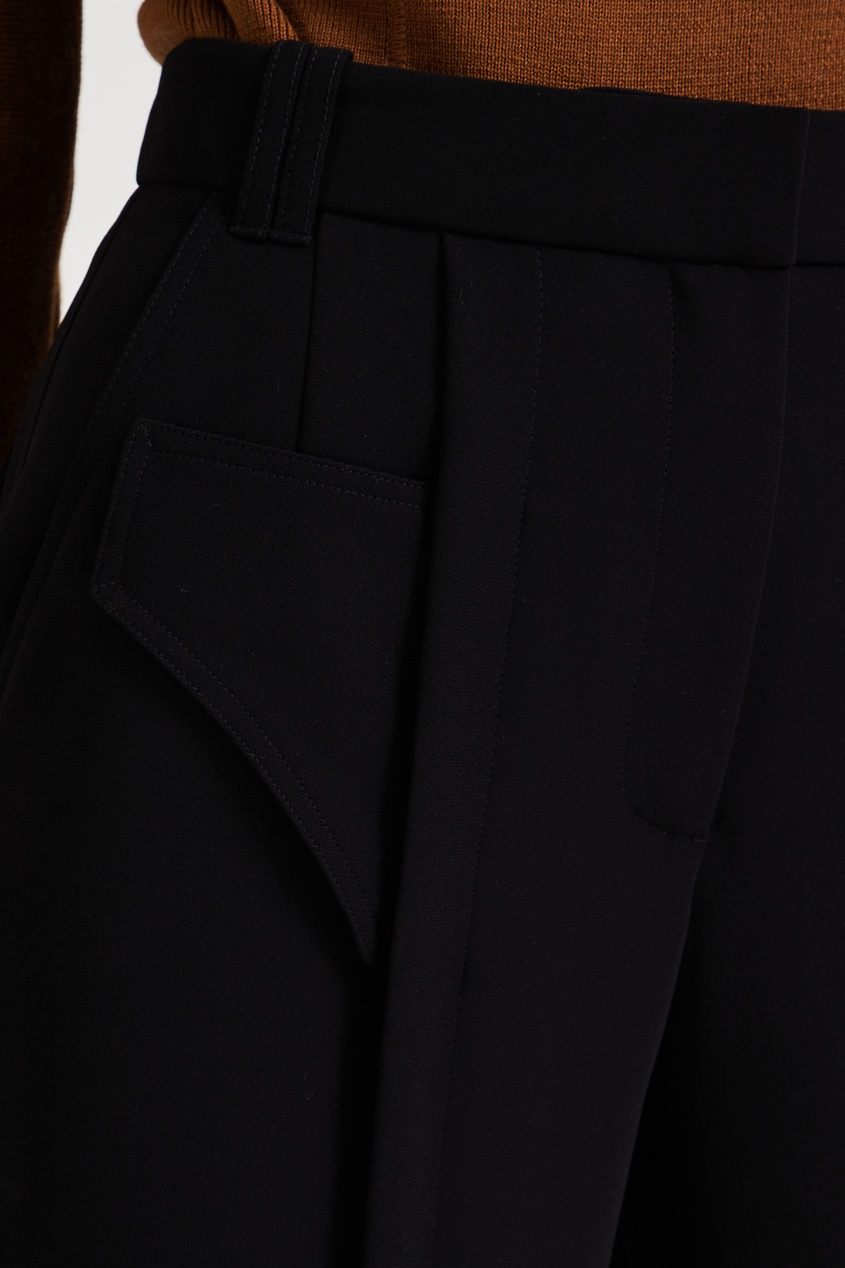 фото Черные однотонные брюки barbara bui