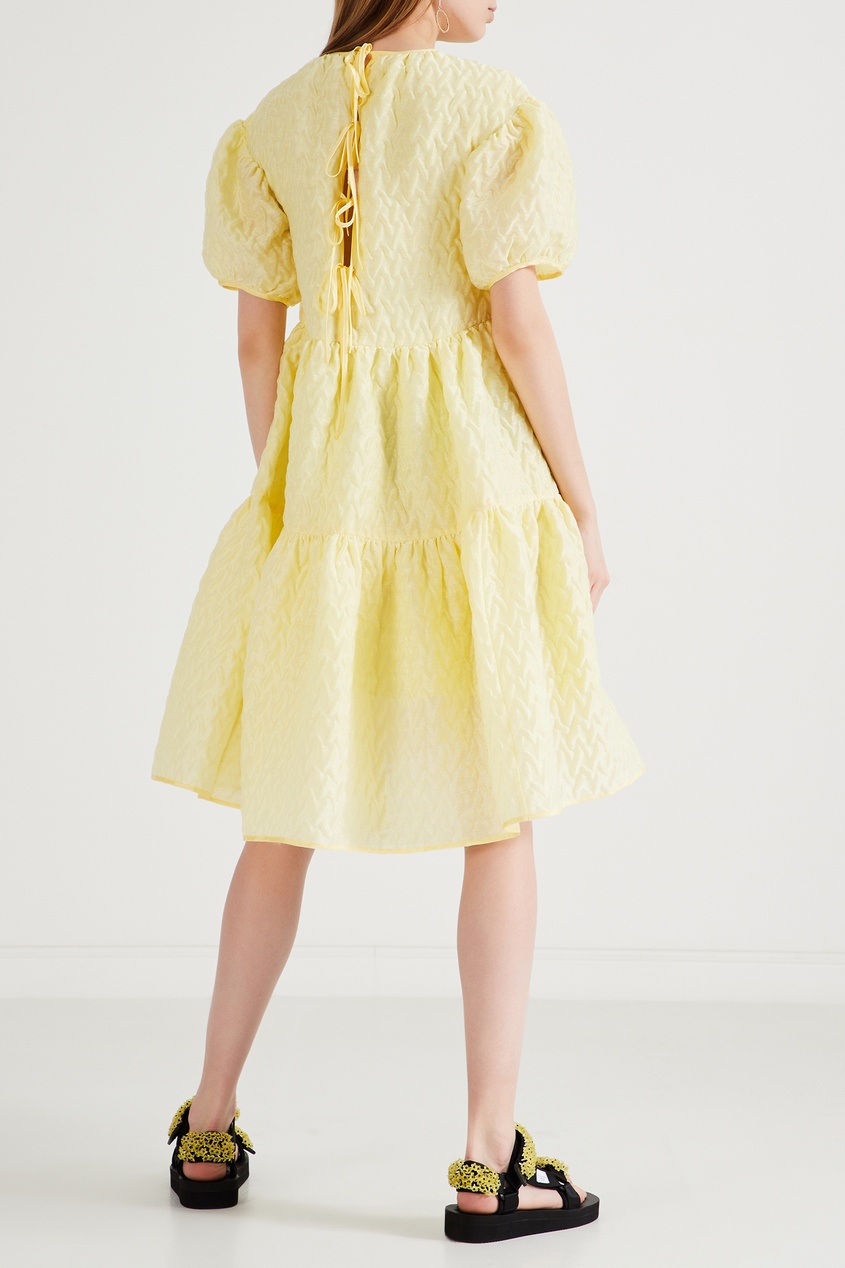 фото Лимонно-желтое платье effie cecilie bahnsen