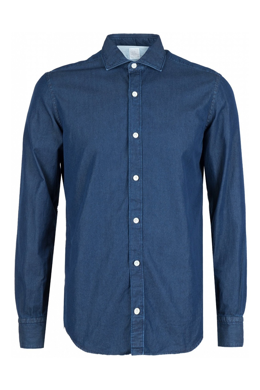 фото Синяя джинсовая рубашка eleventy