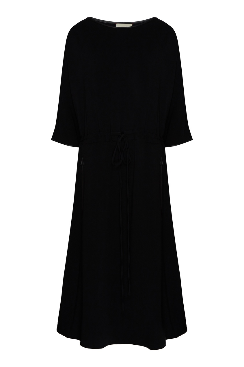 фото Черное платье на кулиске gucci