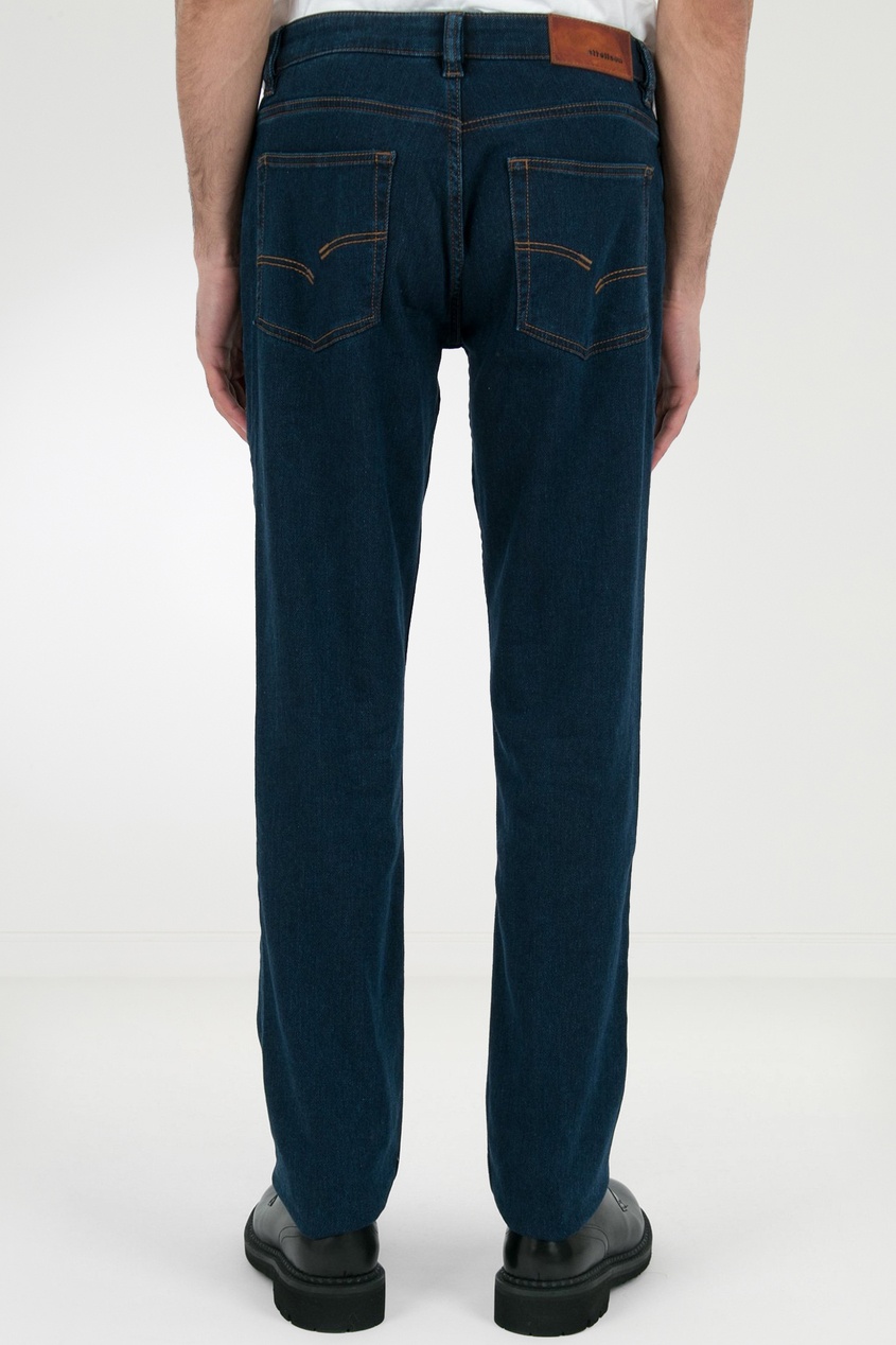 фото Синие джинсы из смесовой ткани strellson