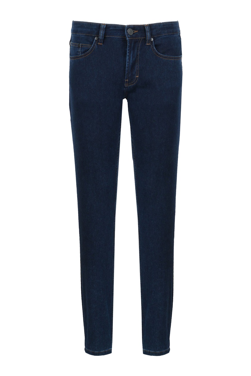 фото Синие джинсы из смесовой ткани strellson