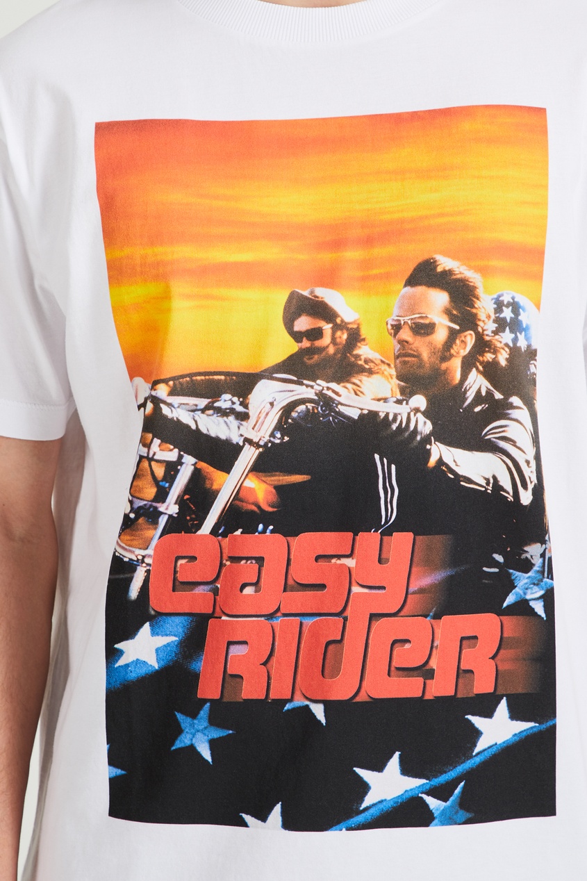 фото Футболка с принтом easy rider marcelo burlon