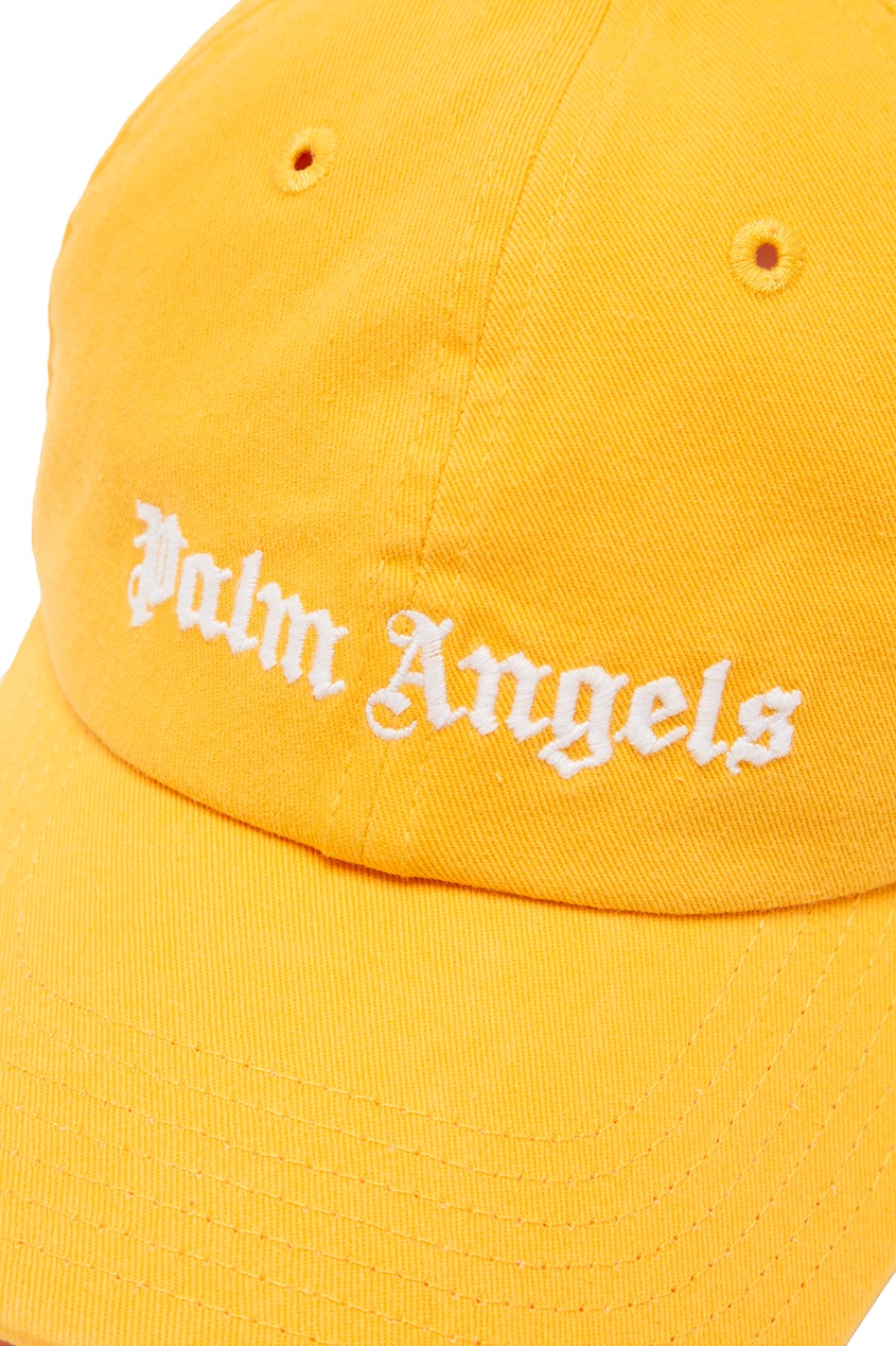 фото Яркая бейсболка с логотипами palm angels