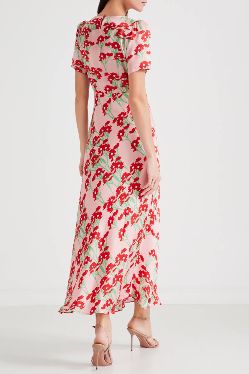 фото Платье макси с цветочным принтом jane bernadette