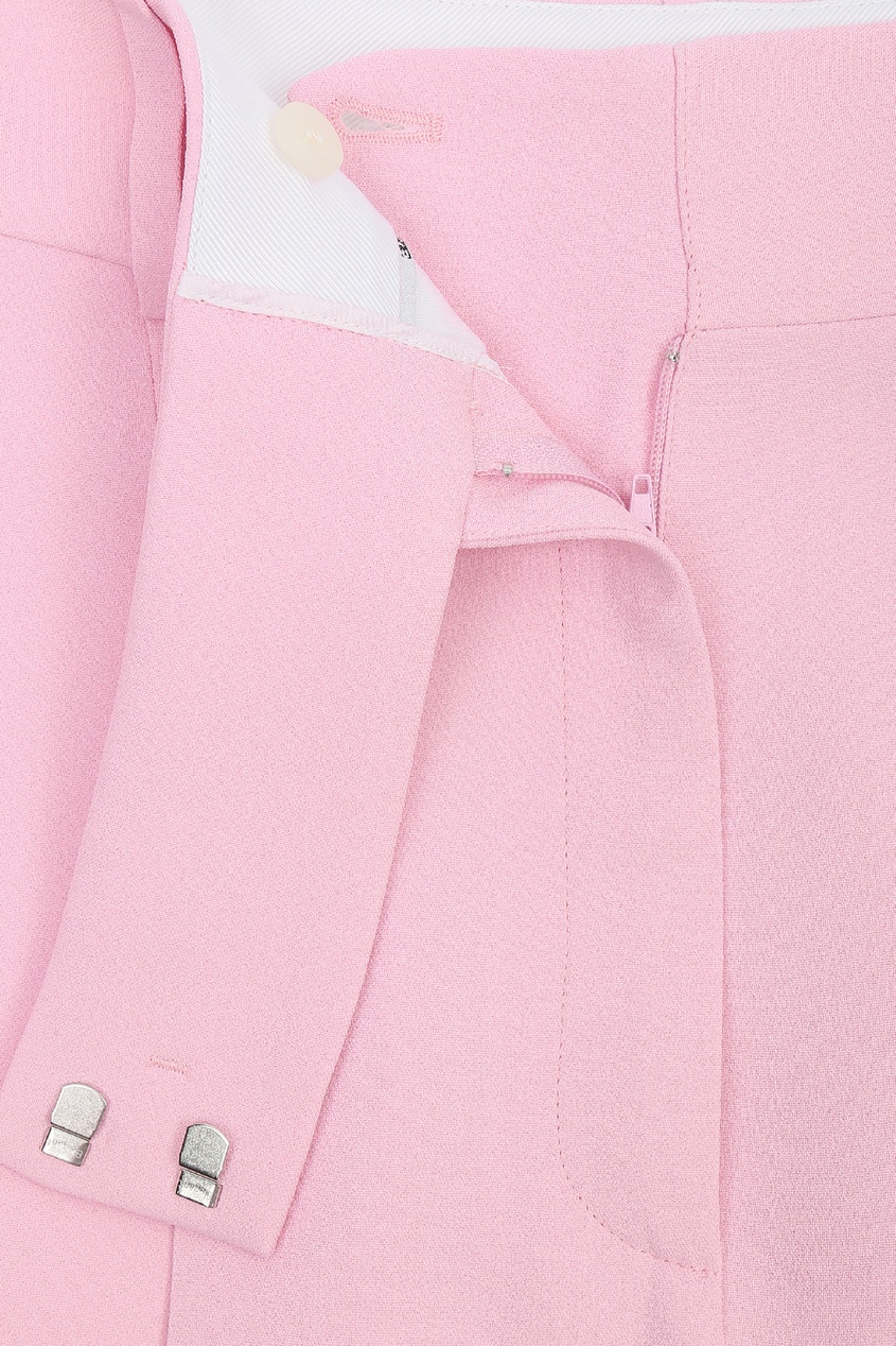 фото Светло-розовые брюки со стрелками ermanno scervino