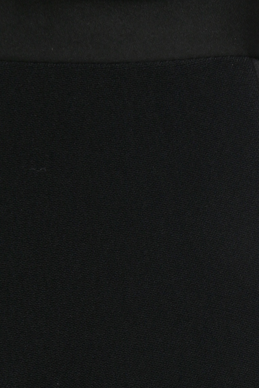 фото Черные брюки с атласным поясом ermanno scervino