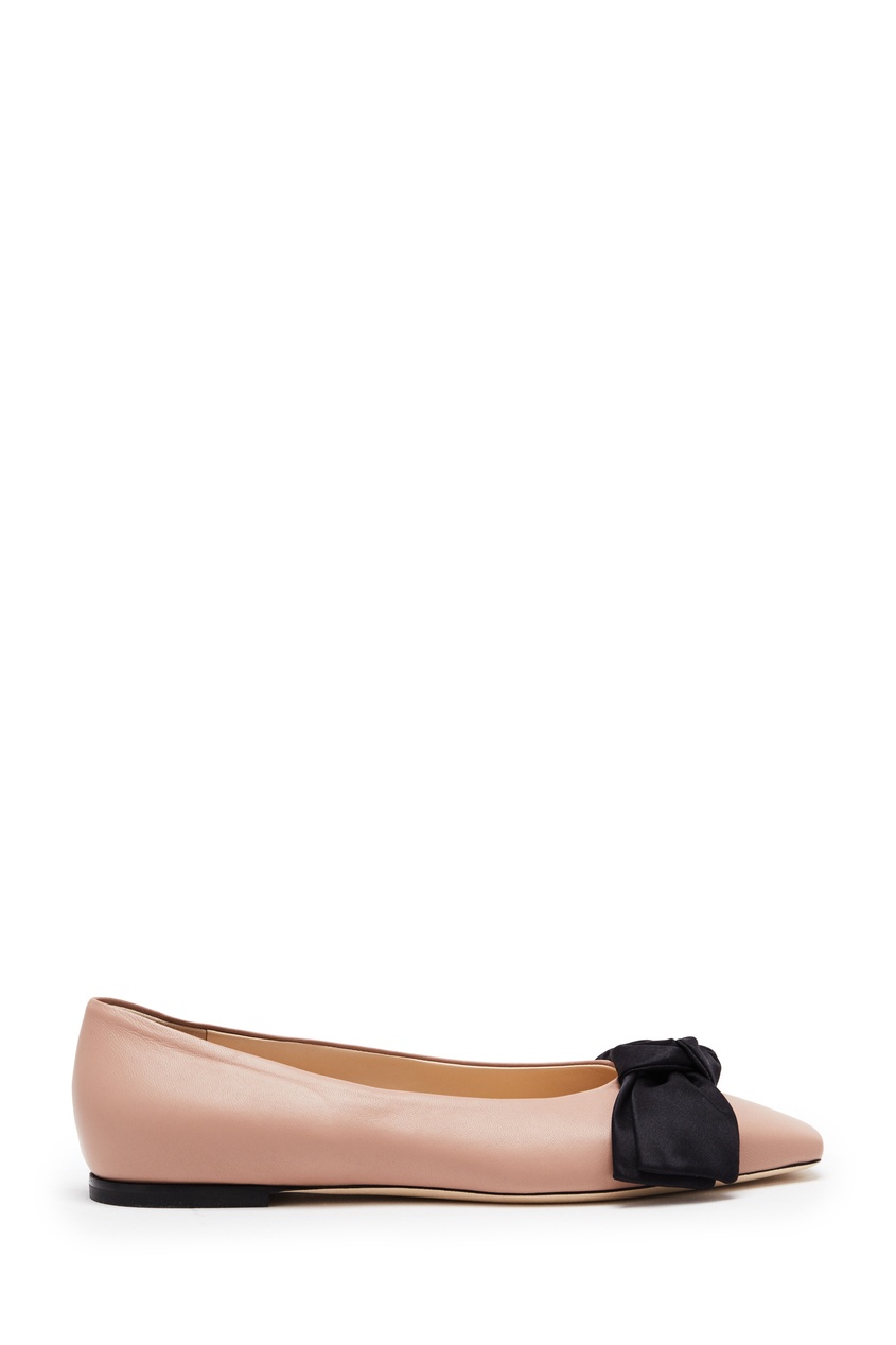 фото Розовые балетки bertelle flat jimmy choo