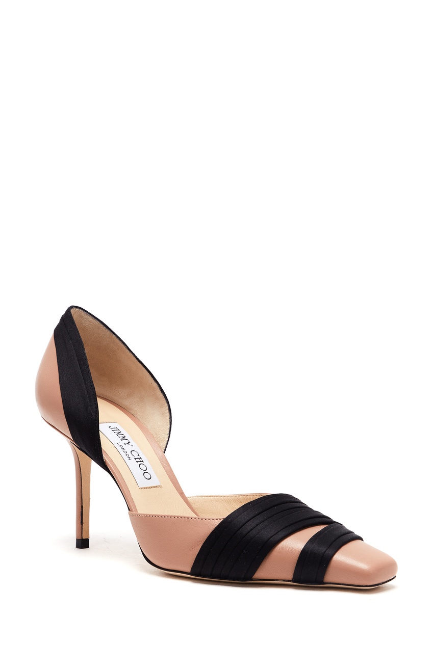 фото Двухцветные туфли lyrin 85 jimmy choo