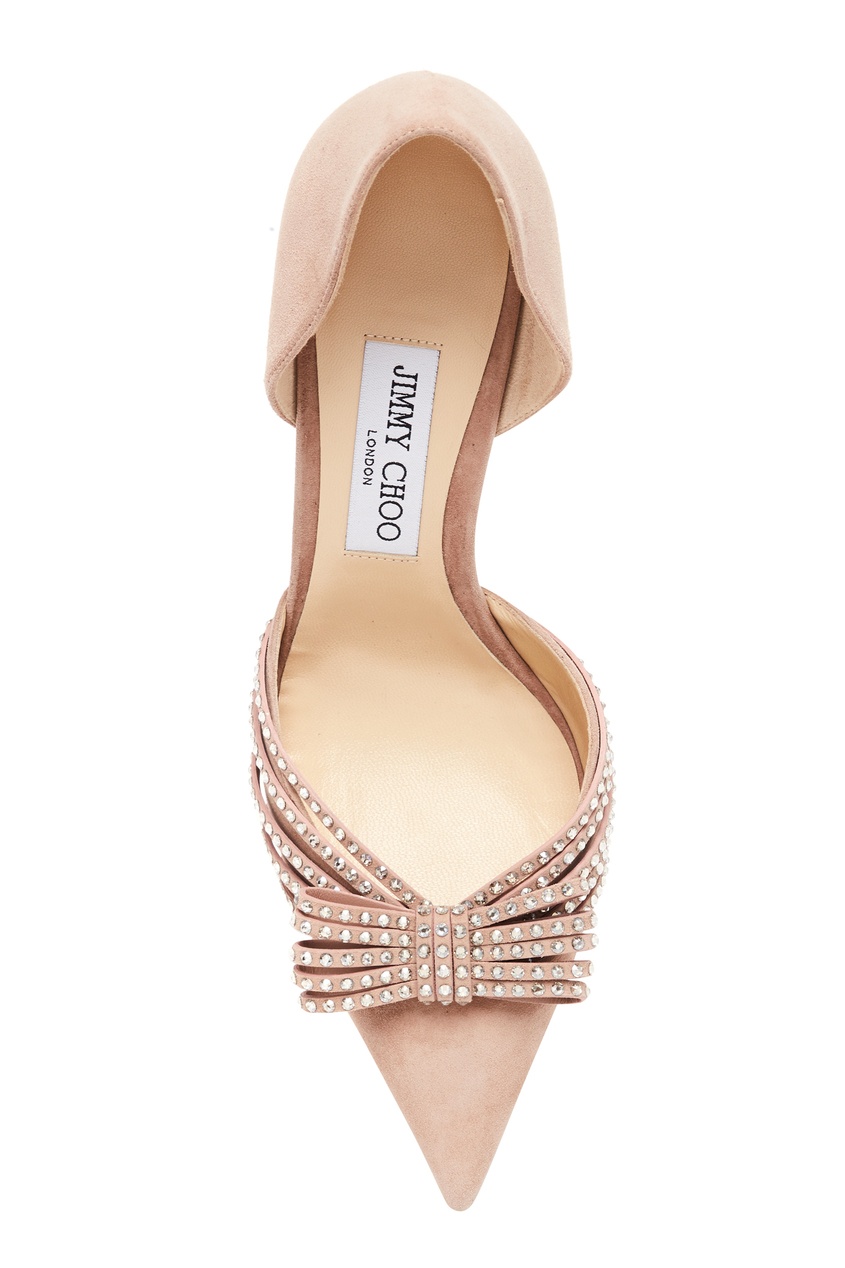 фото Бежевые туфли kaitence 85 jimmy choo