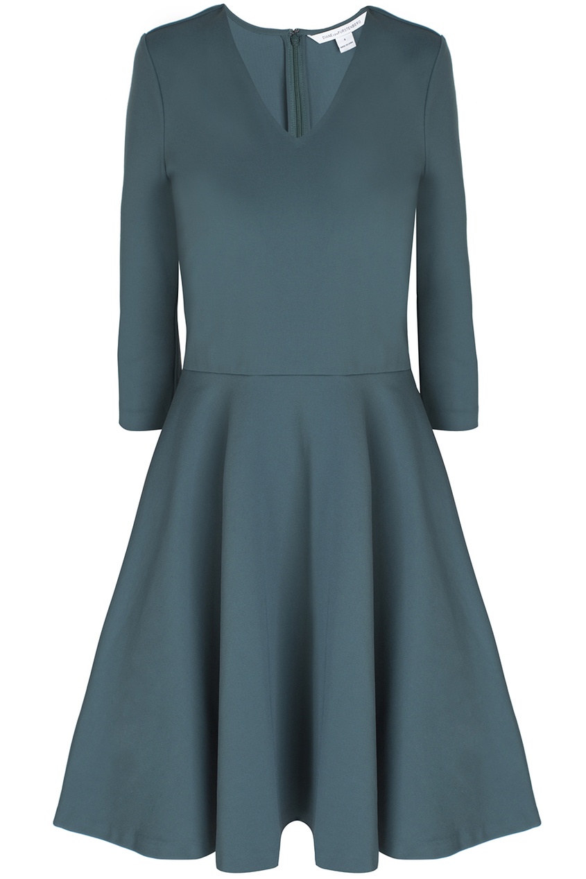

Шелковое платье Jeannie V-Neck Elbow, Зеленый, Шелковое платье Jeannie V-Neck Elbow