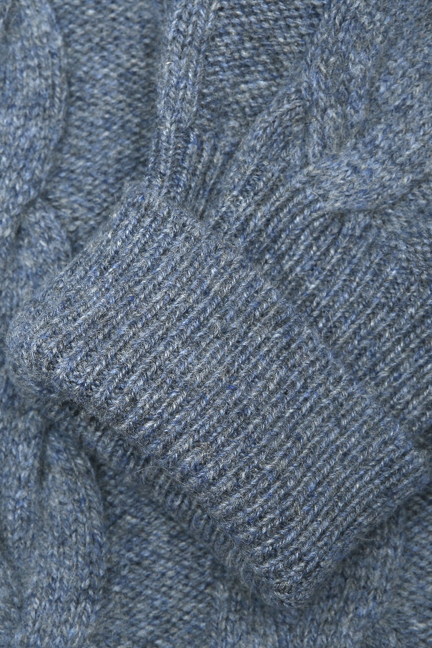 фото Серый свитер из кашемира isaia