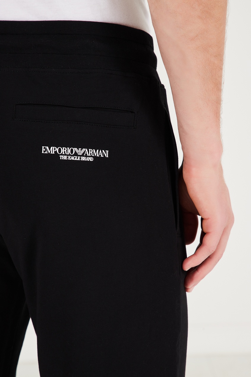 фото Черные трикотажные брюки emporio armani