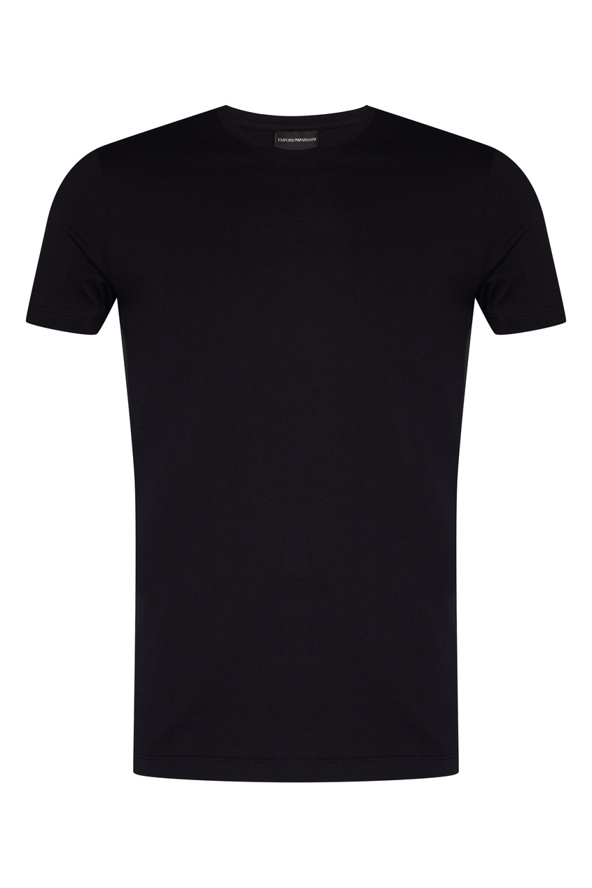 фото Комплект из трёх футболок: белой, тёмно-синей и чёрной emporio armani