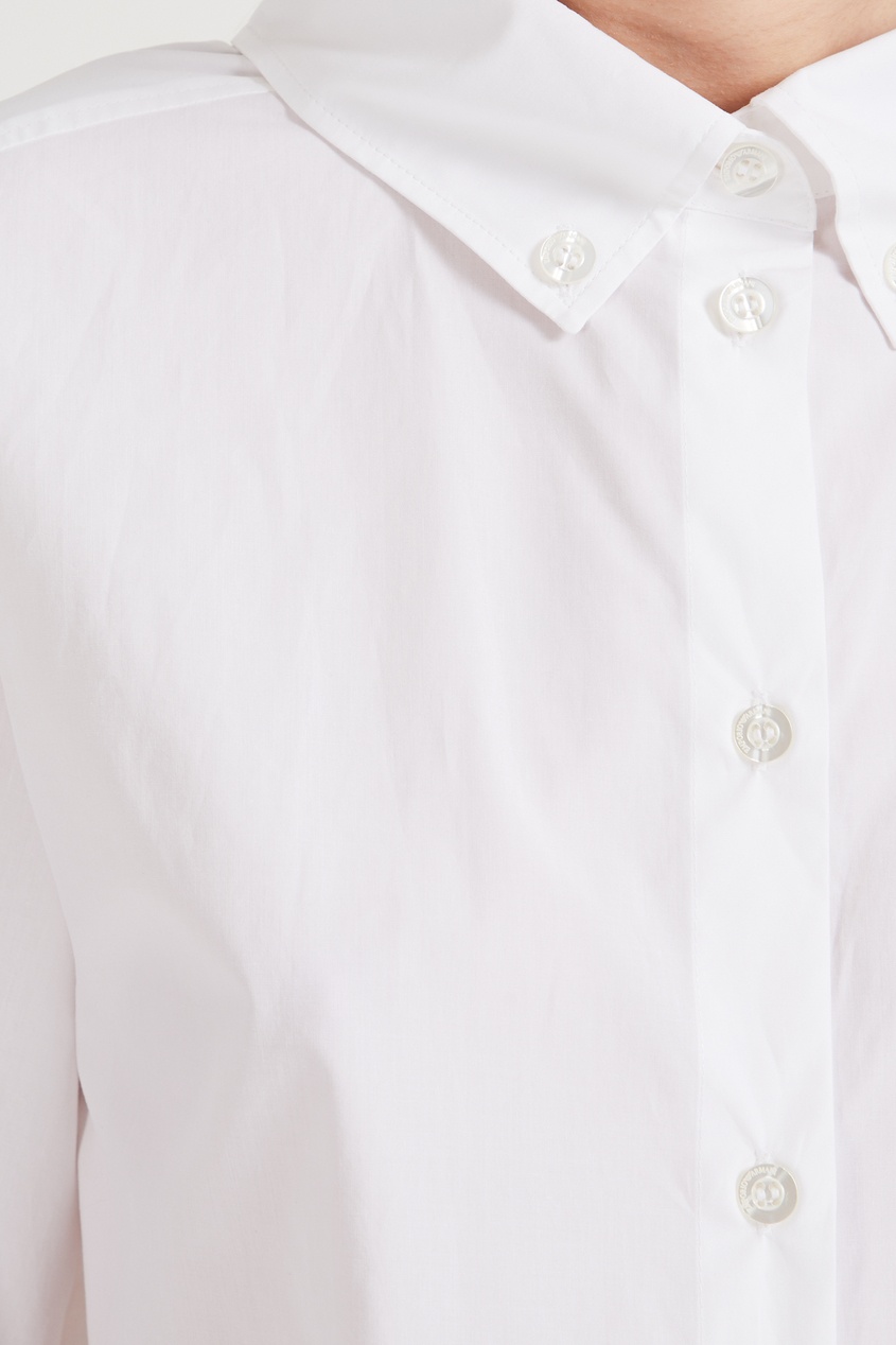 фото Белая рубашка с длинными рукавами emporio armani