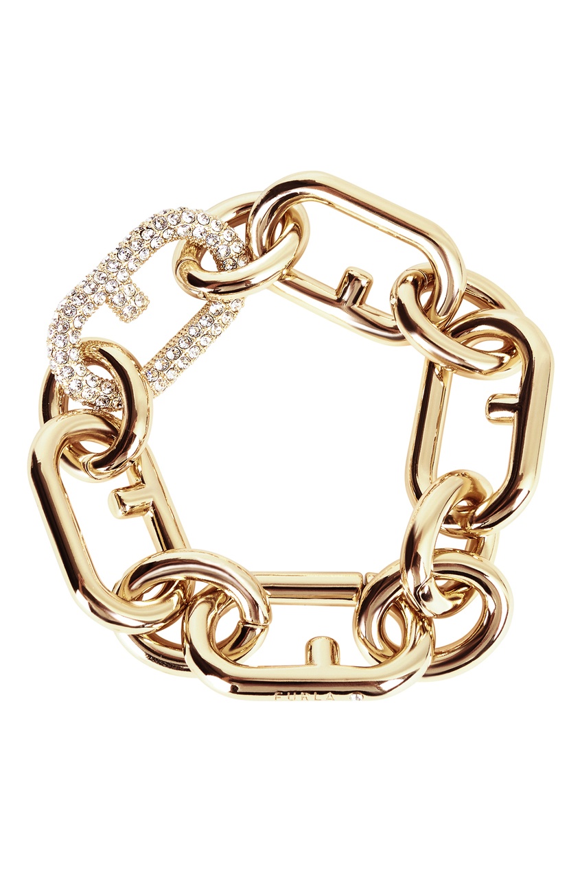

Золотистый браслет-цепочка Furla 1927, Золотой, Золотистый браслет-цепочка Furla 1927