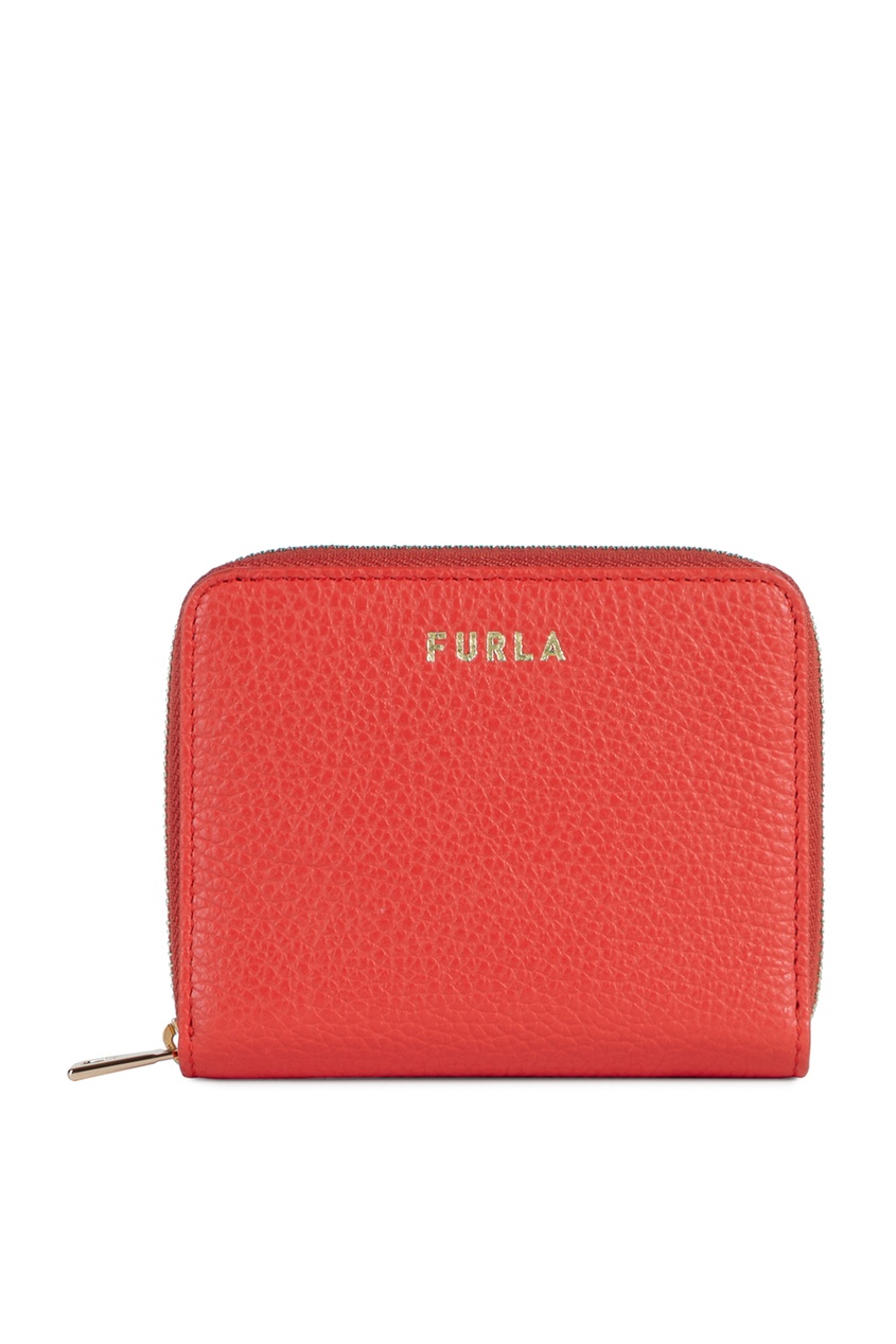 

Лососевый кошелек Furla Next из кожи, Красный, Лососевый кошелек Furla Next из кожи