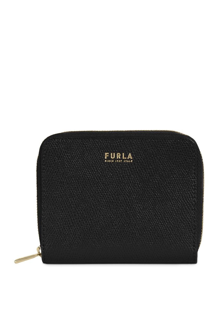 

Черный кошелек Furla Next из кожи