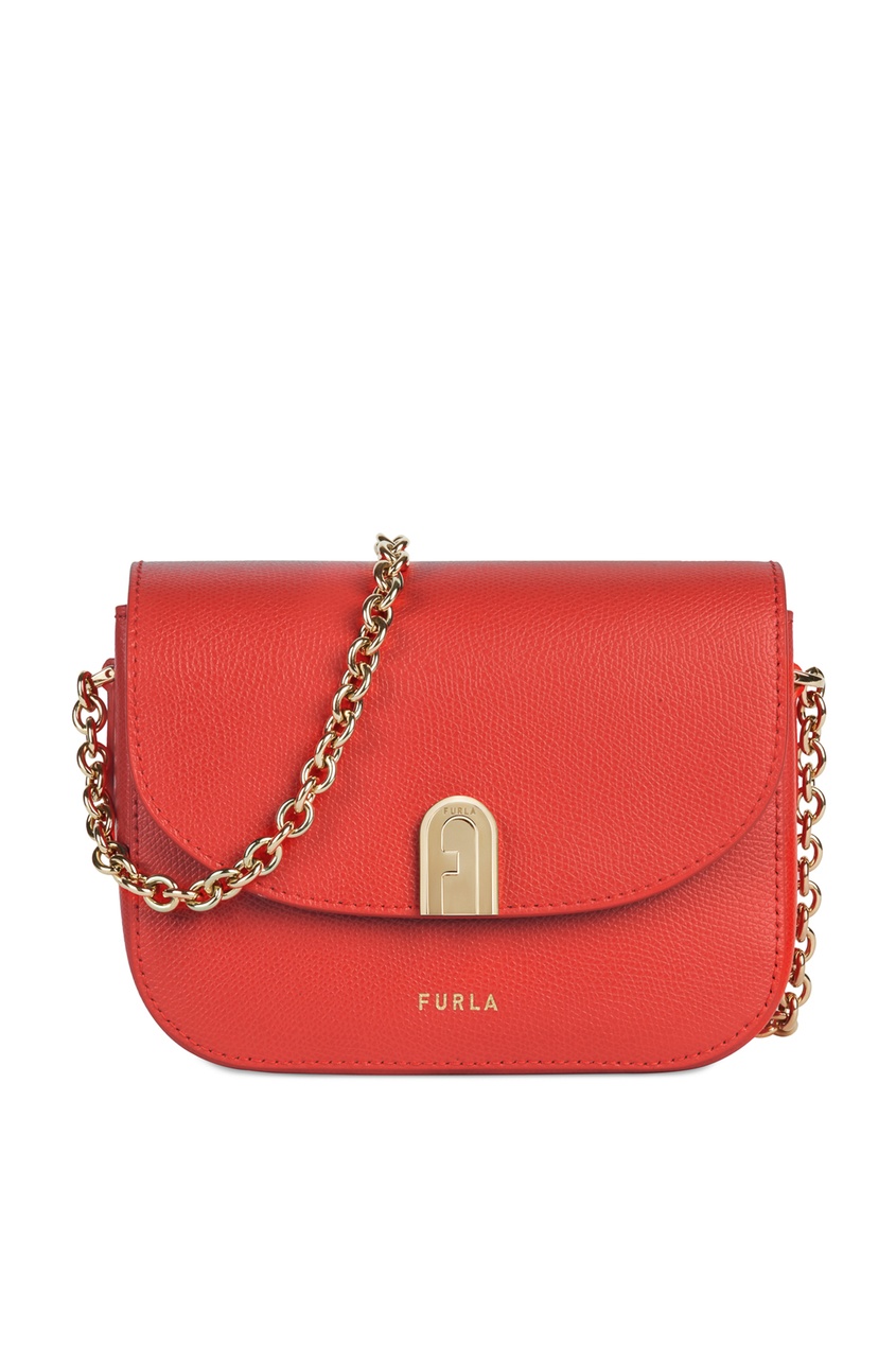 фото Красная сумка sleek furla