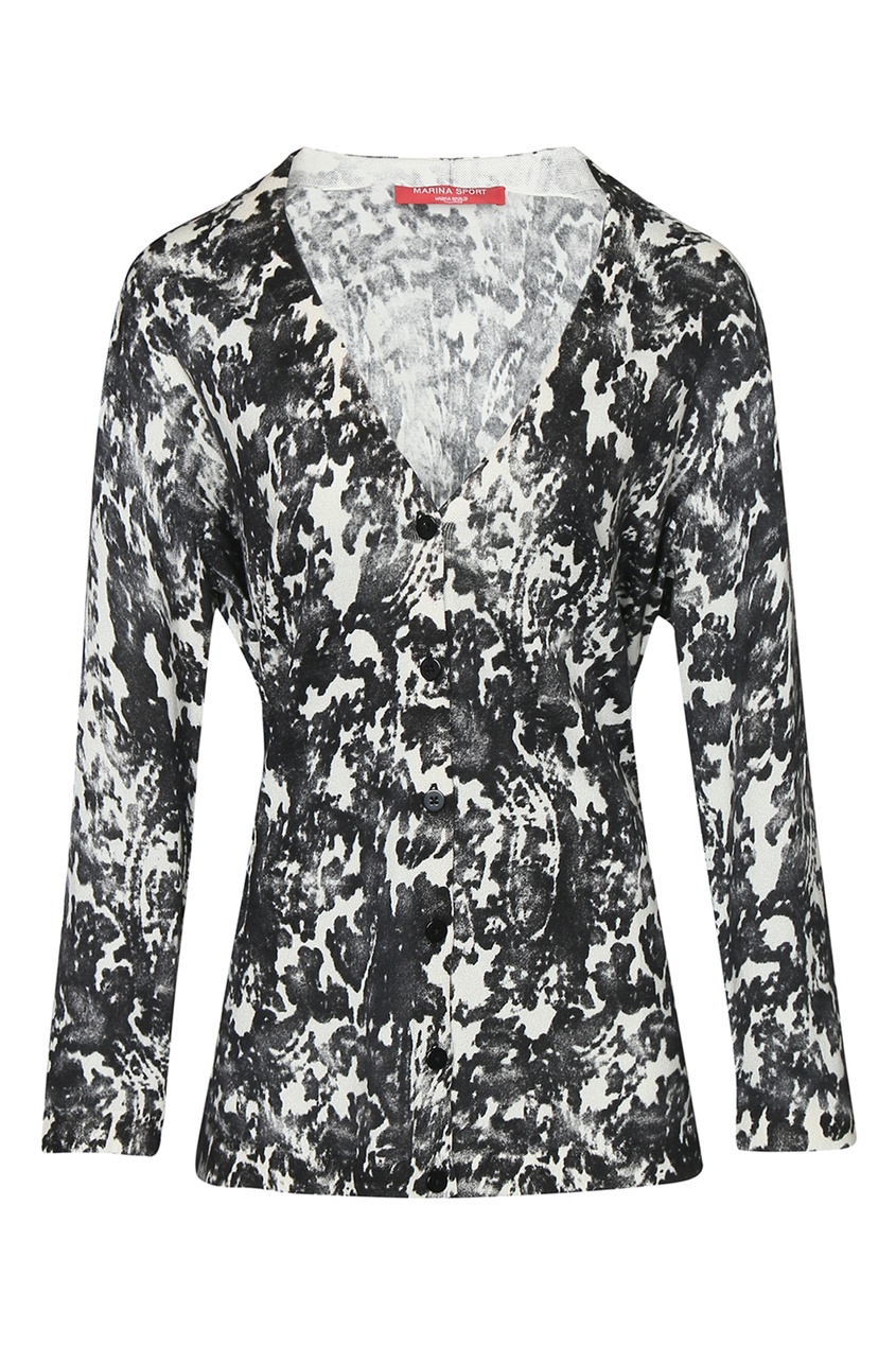 

Кардиган с черно-белым узором, Multicolor, Кардиган с черно-белым узором