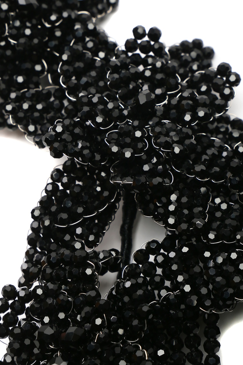 фото Колье из черных кристаллов marina rinaldi