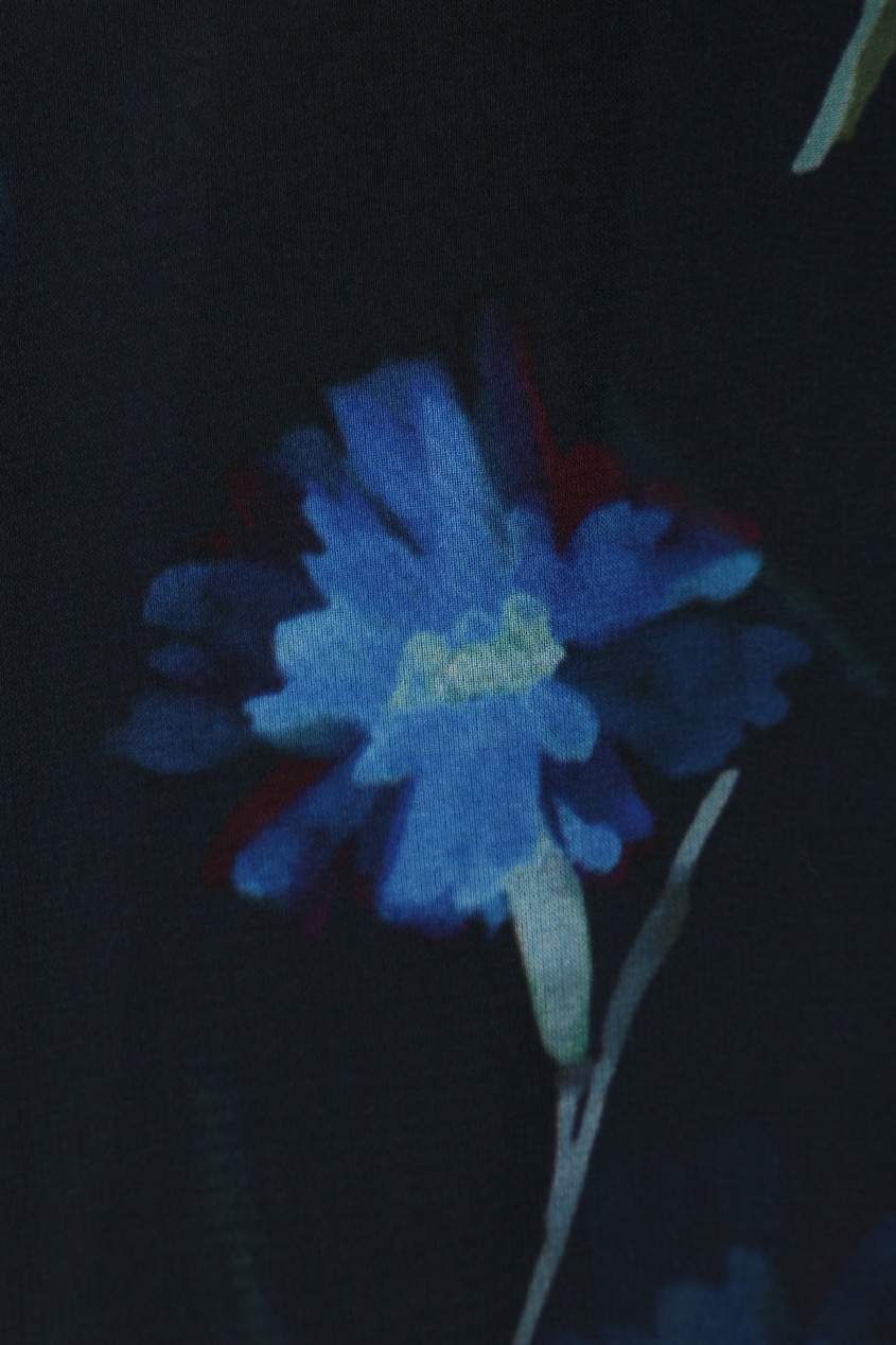 фото Шарф с цветочным узором marina rinaldi